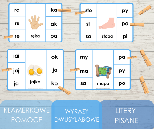 klamerkowe pomoce - wyrazy dwusylabowe - PISANE 1.png