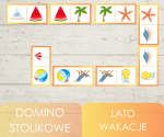 Domino stolikowe - lato/wakacje