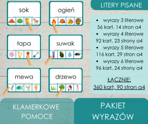 Pakiet klamerkowe wyrazy