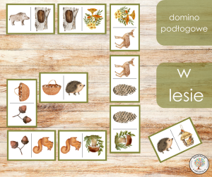 Domino podłogowe - w lesie
