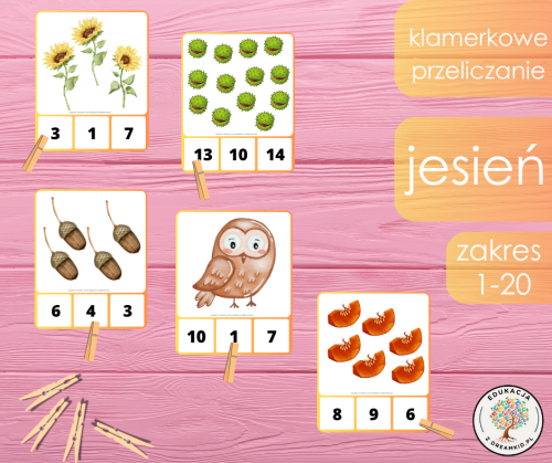 Klamerkowe pomoce - przeliczanie  - jesień.png