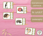 Klamerkowe pomoce - ile sylab? - zwierzęta