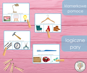 Klamerkowe pomoce - logiczne pary