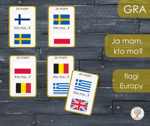 Ja mam, kto ma? - flagi Europy