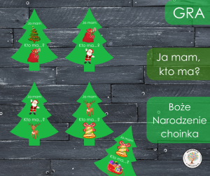 Ja mam, kto ma? - Boże Narodzenie - kształt choinka