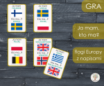 Ja mam, kto ma? - flagi Europy z napisami