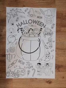 Kolorowanka XXL - halloween