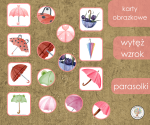 Gra - wytęż wzrok - parasolki