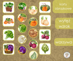 Gra - wytęż wzrok - warzywa