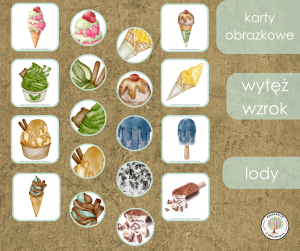 Gra - wytęż wzrok - lody
