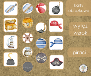 gra - wytęż wzrok - piraci