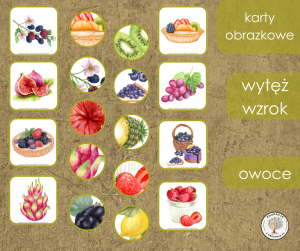 Gra - wytęż wzrok - owoce