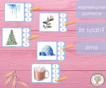 Klamerkowe pomoce - ile sylab? - zima